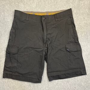 wearfirst cargo shorts black belt loop mens 36